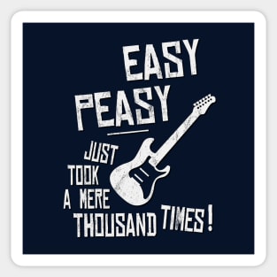 Easy-Peasy A Thousand Times Guitar Practice Sticker